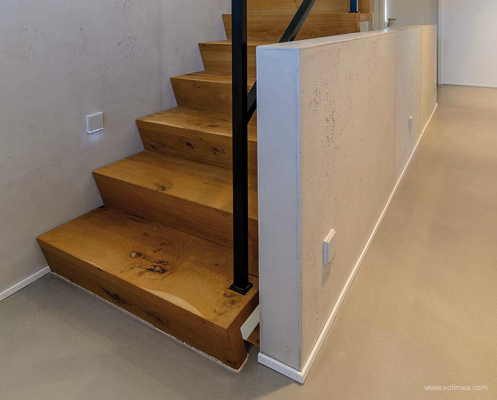 Betonoptik Treppenhaus